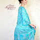 Turquoise dress made of natural silk. Dresses. Miss Narcisse (missnarcisse). Online shopping on My Livemaster.  Фото №2