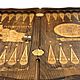 Backgammon carved 'Khor-Virap' Art. .076. Backgammon and checkers. Gor 'Derevyannaya lavka'. My Livemaster. Фото №5