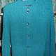 men's jacket in the turquoise color. Sweater Jackets. Bela. Online shopping on My Livemaster.  Фото №2