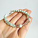 Order Women's bracelet made of natural stones. Angelit. Roshanee. Livemaster. . Bead bracelet Фото №3