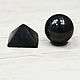 Order Gift set of shungite stone 3 cm ball, cube, pyramid. Dmitrij (yourspace). Livemaster. . Stones Фото №3