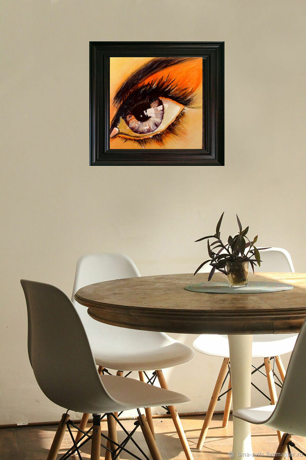 Картина Глаз, интерьерная живопись в интернет-магазине Ярмарка Мастеров ...