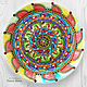 Decorative plate 'Eastern wisdom' hand-painted, Decorative plates, Krasnodar,  Фото №1