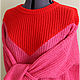 Свитер оверсайз "Лотос" из 100% мериноса. Свитеры. FAVORITE KNITWEAR (Наталья). Ярмарка Мастеров.  Фото №6