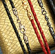 "Leather cord " gold Plated, Cord bracelet, St. Petersburg,  Фото №1