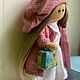Куколка Путешественница. Куклы Тильда. Pretty dolls&toys by Elen. Интернет-магазин Ярмарка Мастеров.  Фото №2