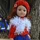 Set of clothes 'Red and blue' for Paola Reina doll, Clothes for dolls, Samara,  Фото №1