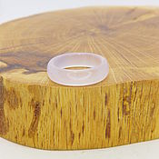 Украшения handmade. Livemaster - original item 17 R-R Ring White translucent chalcedony (nkbphh17). Handmade.