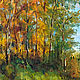 Картина "Лесное озеро", пейзаж маслом, живопись маслом. Картины. Михаил Арт. Ярмарка Мастеров.  Фото №5