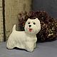 West Terrier figura Loza, Figurines, Sergiev Posad,  Фото №1