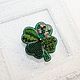 Order Brooch Clover. PatinaBeadJewellery. Livemaster. . Brooches Фото №3