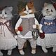 AUGUST Author's toy cat cat. Stuffed Toys. Knitted toys Olga Bessogonova. My Livemaster. Фото №6