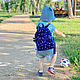 Детский рюкзак из хлопка Созвездия, размер S, Сумки для детей, Магнитогорск,  Фото №1