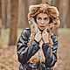 Lynx fur hat with ears. Hat with ear flaps. Forestfox. Family Fur Atelier. Online shopping on My Livemaster.  Фото №2