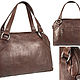Bag genuine leather brown. Italy, brand. Vintage bags. Butichok from N.. My Livemaster. Фото №4