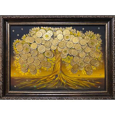 Идеи на тему «Денежное дерево из монет» (36) | денежные деревья, монеты, монетное искусство
