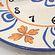 'Provenza ' - reloj en la cocina con pintura debajo de los Azulejos. Watch. Elena Zaychenko - Lenzay Ceramics. Интернет-магазин Ярмарка Мастеров.  Фото №2