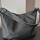 Bag leather women's hobo Bag Black. Large leather handbag. Sacks. POLLI (cymoza). Online shopping on My Livemaster.  Фото №2