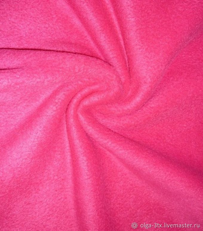 Fleece, color - fuchsia, Fabric, Ramenskoye,  Фото №1