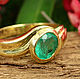1.10 Carat Natural Emerald Ring, Solid Gold Emerald Ring, Emerald Ring, Rings, West Palm Beach,  Фото №1