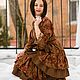 Платье-пальто "Мишель". Платья. Елена. Бохо одежда 'Дело вкуса' (elena-delovkusa). Ярмарка Мастеров.  Фото №6