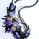Necklace 'Iris'. Necklace. shustrik. Online shopping on My Livemaster.  Фото №2