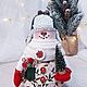  Снеговик, Интерьерная кукла, Шахты,  Фото №1
