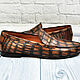 Order Men's loafer shoes, made of genuine crocodile leather. SHOES&BAGS. Livemaster. . Loafers Фото №3