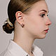 Серьги акробатика стойка на локтях. Серьги классические. Sabira Jewelry. Ярмарка Мастеров.  Фото №12