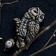 brooches: ' Wise Owl ' birds. Brooches. House Of The Moon Dew. My Livemaster. Фото №5