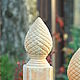 Cone on a column 40cm concrete Garden Decor Provence. Garden figures. Decor concrete Azov Garden. Online shopping on My Livemaster.  Фото №2