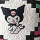 Подушка текстильная KUROMI. Подушки. Инна Дмитриева. Интернет-магазин Ярмарка Мастеров.  Фото №2