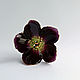 Hairpins black and white hellebore. Hairpin. PandaStudio (glossyfleur). Online shopping on My Livemaster.  Фото №2