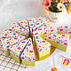 Бумажный торт из 12 кусочков с бирочками для пожеланий. Упаковочная коробка. Мария Подарки. Ярмарка Мастеров.  Фото №6