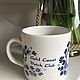 Porcelain cup 'At the mill', Delft, Holland. Vintage interior. Dutch West - Indian Company. My Livemaster. Фото №4