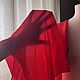 Винтаж: Алый винтажный платок из шёлка Эксцельсиор. Платки винтажные. Vintage-bazaar. Ярмарка Мастеров.  Фото №12
