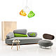 Трехцветная люстра ZAHA LIGHT 1. Люстры. Eco-hitech люстры ZAHA LIGHT (SpacesBureau). Ярмарка Мастеров.  Фото №4
