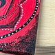 «Муладхара». Картина на дереве, акрил. 10х10 см. Картины. Евгения Бах (Eugenia Bah). Картины маслом. Интернет-магазин Ярмарка Мастеров.  Фото №2