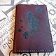Обложка на паспорт "Космонавт". Обложка на паспорт. Тимур. Интернет-магазин Ярмарка Мастеров.  Фото №2