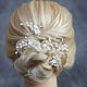 Wedding silver river pearl hairpins with flowers. Hair Decoration. mayjune. Online shopping on My Livemaster.  Фото №2