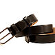 Copy of Copy of Black leather belt. Straps. alexaccessories. Online shopping on My Livemaster.  Фото №2