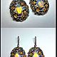 Order Large earrings with Ethiopian opals. SELENA. Livemaster. . Earrings Фото №3