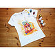 T-shirt with hand-painted Lemonade!, T-shirts, Kaliningrad,  Фото №1