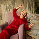 Silk pajamas 'Red wine'. Suits. Alexandra Maiskaya. My Livemaster. Фото №6
