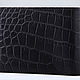 Кошелек-портмоне из натуральной кожи крокодила IMA0958B45. Портмоне. CrocShop товары из экзотической кожи. Интернет-магазин Ярмарка Мастеров.  Фото №2