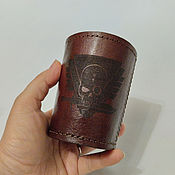 Активный отдых и развлечения handmade. Livemaster - original item A glass for dice made of genuine leather. Handmade.