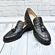 Men's Ostrich Leather Loafers with Tassels. Loafers. SHOES&BAGS. My Livemaster. Фото №6