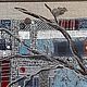 Заказать Картина в интерьер из ткани Ноябрь. Elena.artquilt. Ярмарка Мастеров. . Картины Фото №3