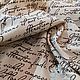 Ткань лен хлопок Сонет -  Газета. Ткани. Оксана    Льняной мир. Ярмарка Мастеров.  Фото №5