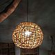 Lampshade woven from willow vine 'The play of light', Lampshades, Kirovo-Chepetsk,  Фото №1
